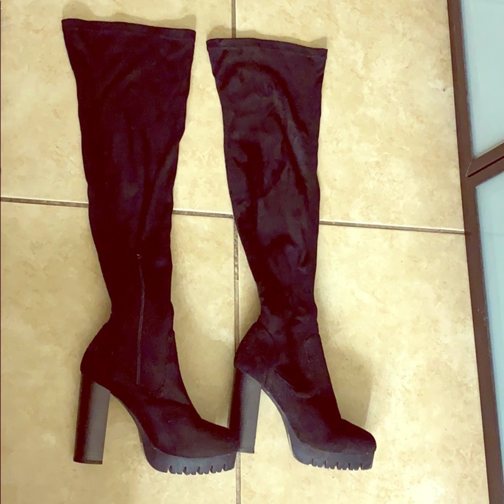 Thigh high boots